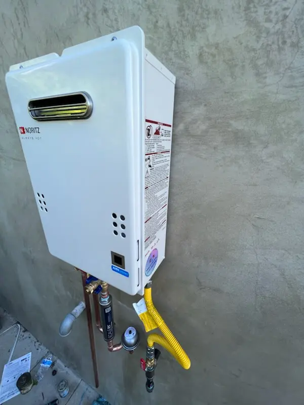 Tankless water heater installation for Poplar Grove homes